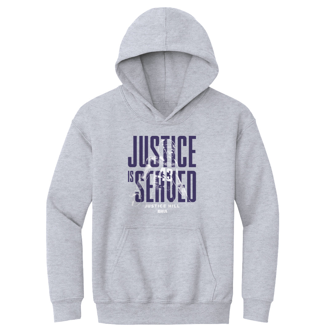 Justice Hill Kids Youth Hoodie | 500 LEVEL