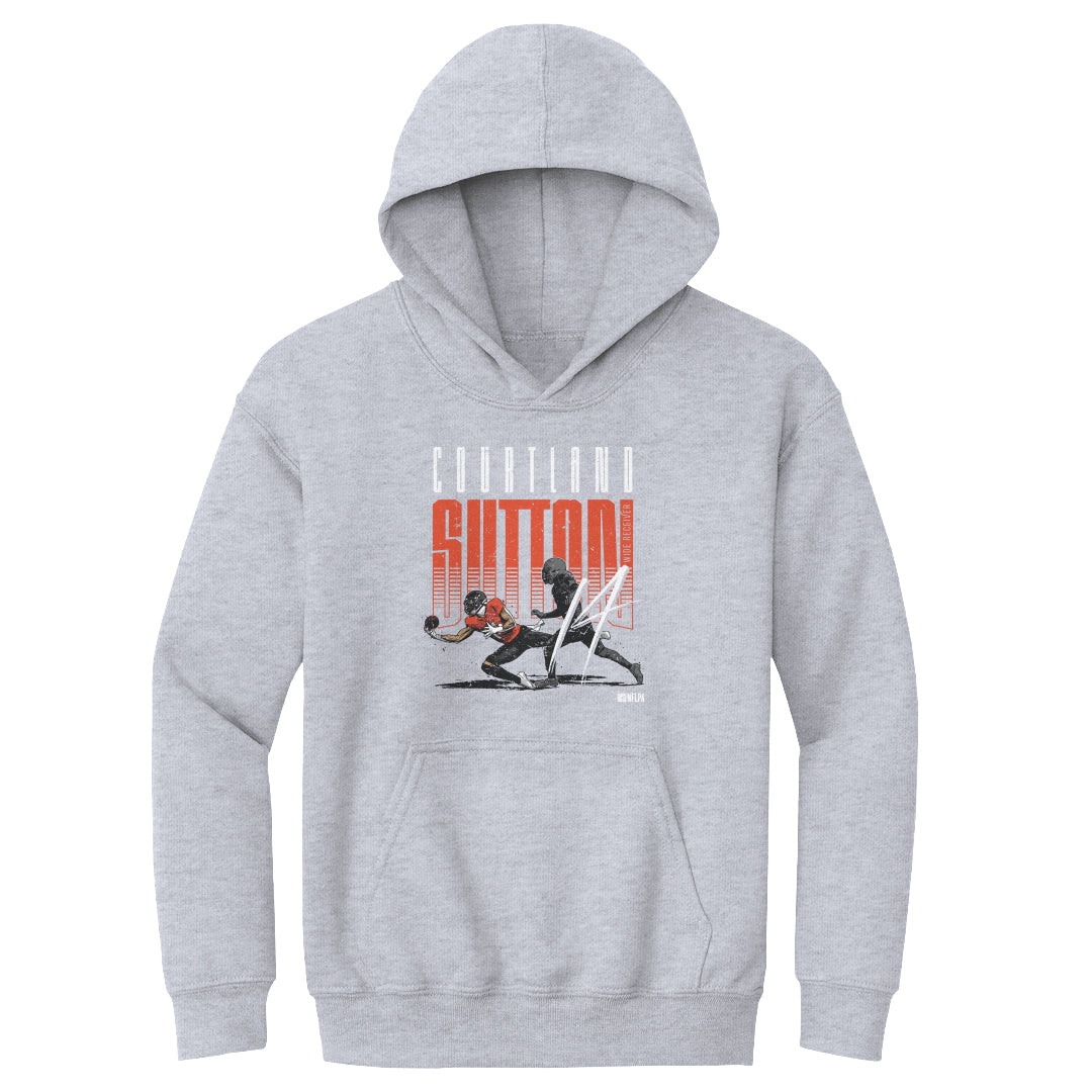 Courtland Sutton Kids Youth Hoodie | 500 LEVEL