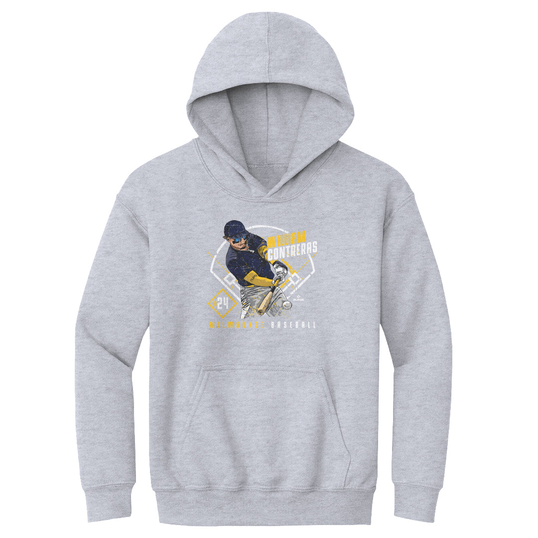 William Contreras Kids Youth Hoodie | 500 LEVEL