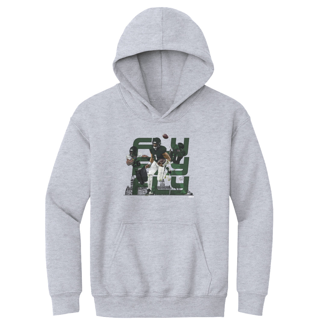 Jalen Hurts Kids Youth Hoodie | 500 LEVEL