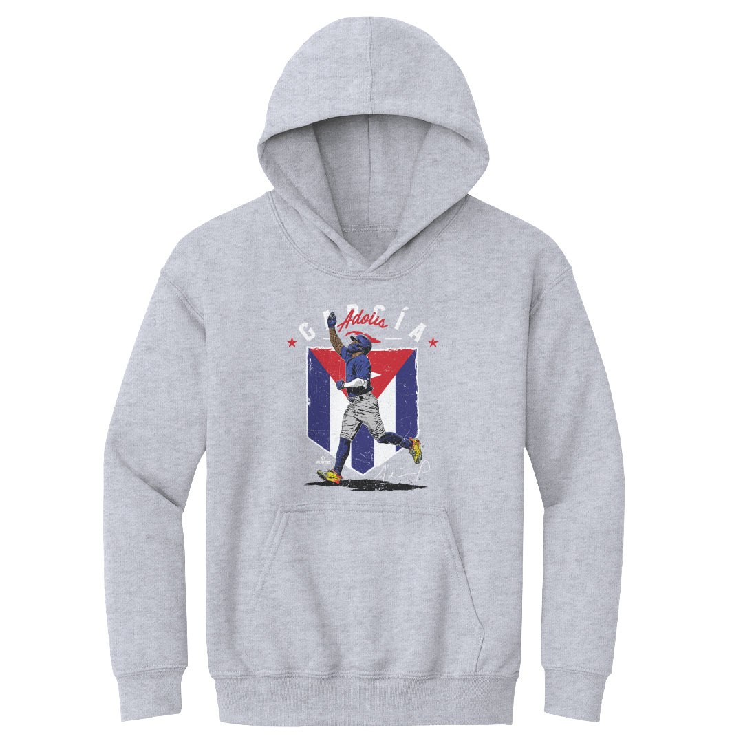 Adolis Garcia Kids Youth Hoodie | 500 LEVEL