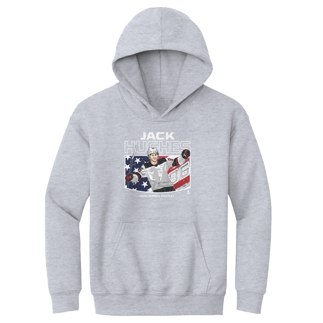 Jack Hughes Kids Youth Hoodie | 500 LEVEL