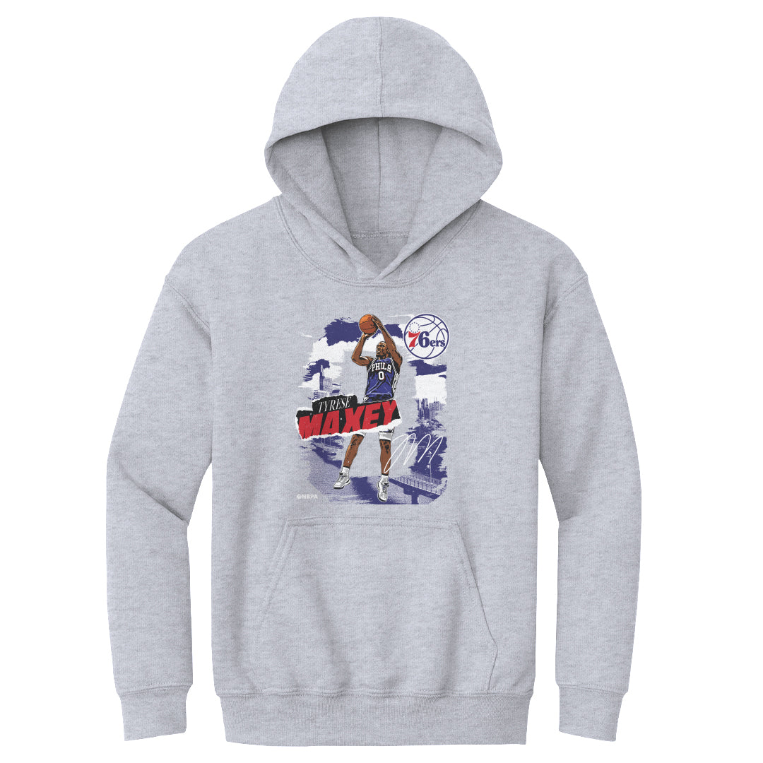 Tyrese Maxey Kids Youth Hoodie | 500 LEVEL