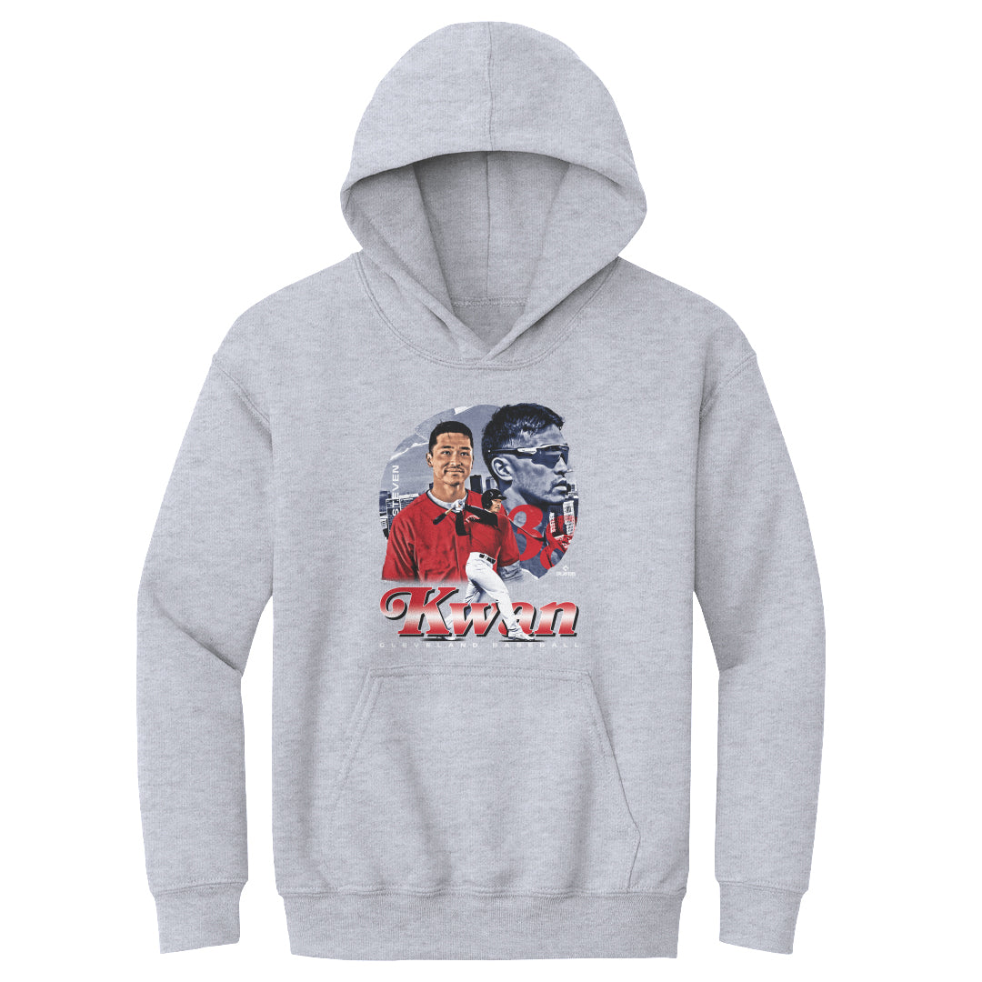 Steven Kwan Kids Youth Hoodie | 500 LEVEL