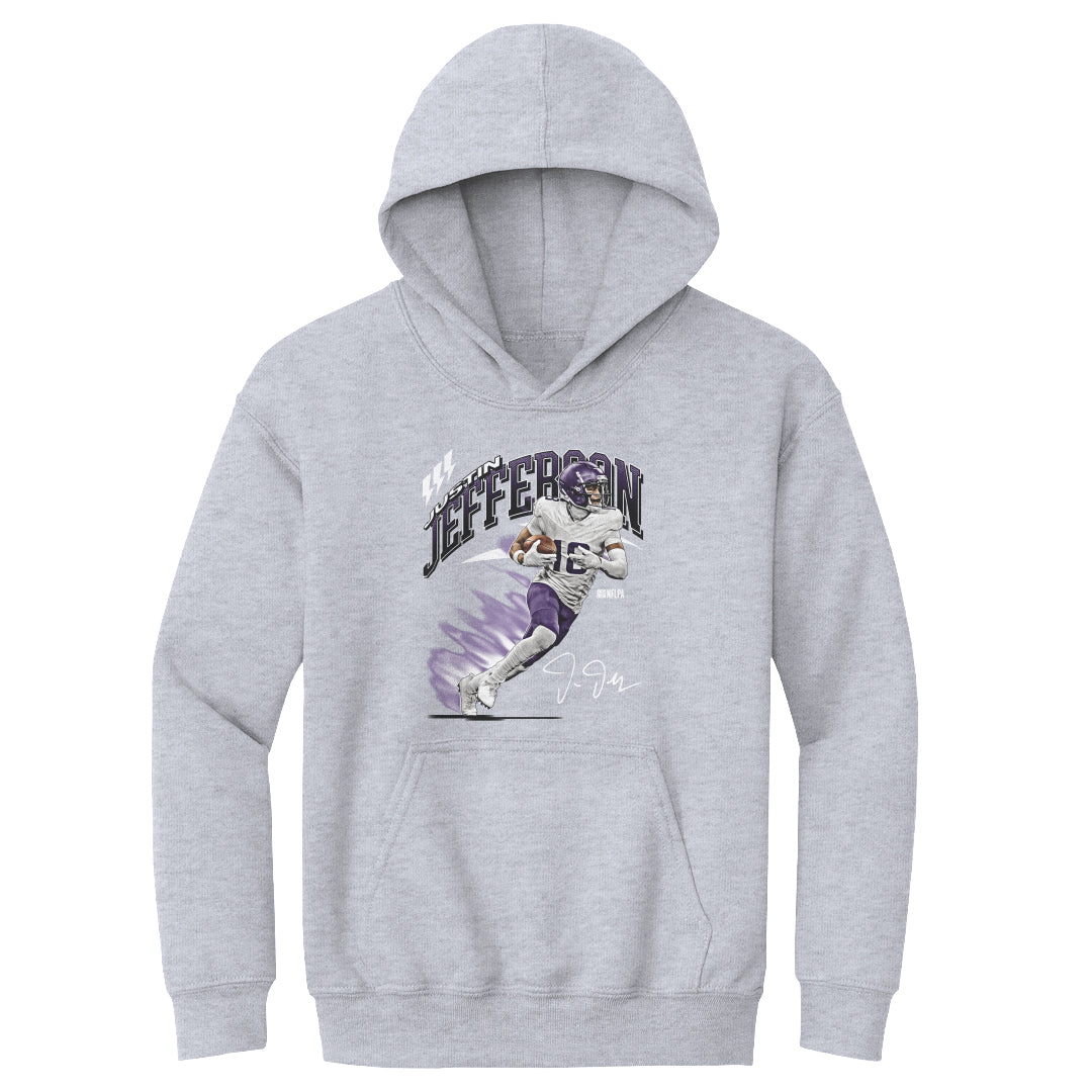 Justin Jefferson Kids Youth Hoodie | 500 LEVEL