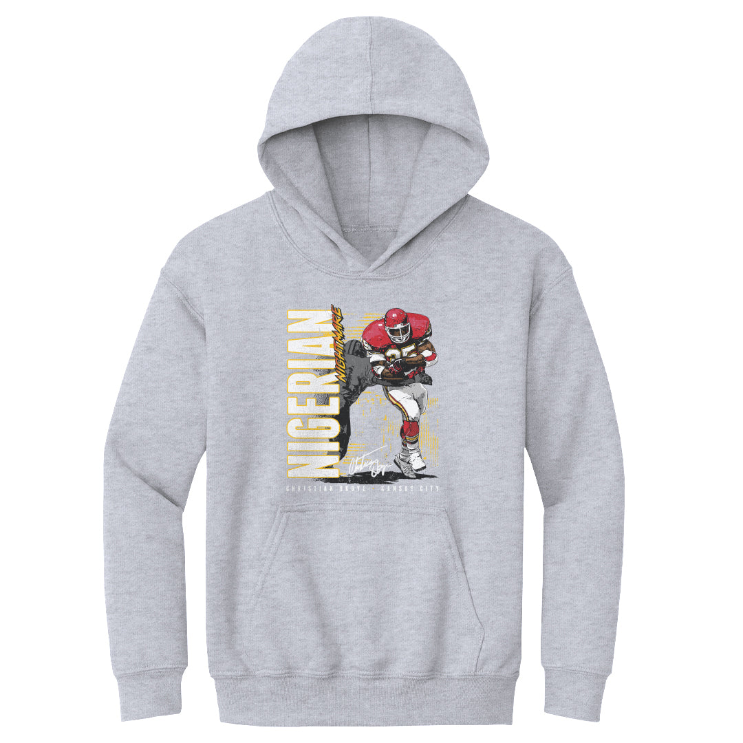 Christian Okoye Kids Youth Hoodie | 500 LEVEL