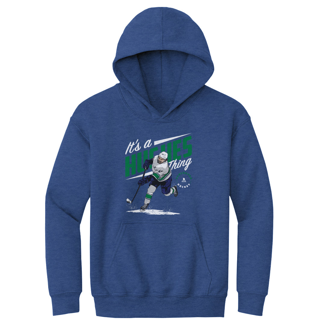 Quinn Hughes Kids Youth Hoodie | 500 LEVEL