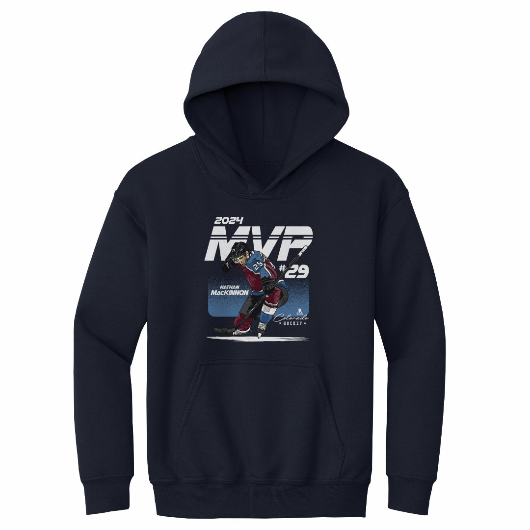 Nathan MacKinnon Kids Youth Hoodie | 500 LEVEL