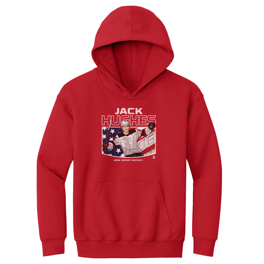 Jack Hughes Kids Youth Hoodie | 500 LEVEL