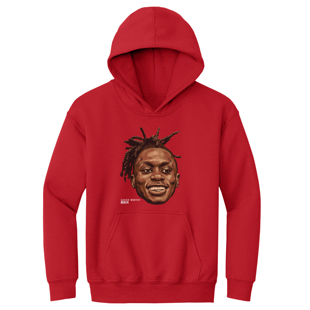 Xavier Worthy Kids Youth Hoodie | 500 LEVEL