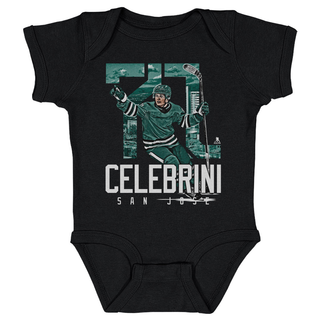 Macklin Celebrini Kids Baby Onesie | 500 LEVEL