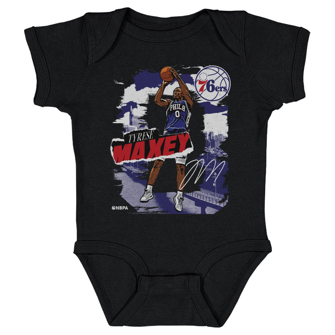 Tyrese Maxey Kids Baby Onesie | 500 LEVEL