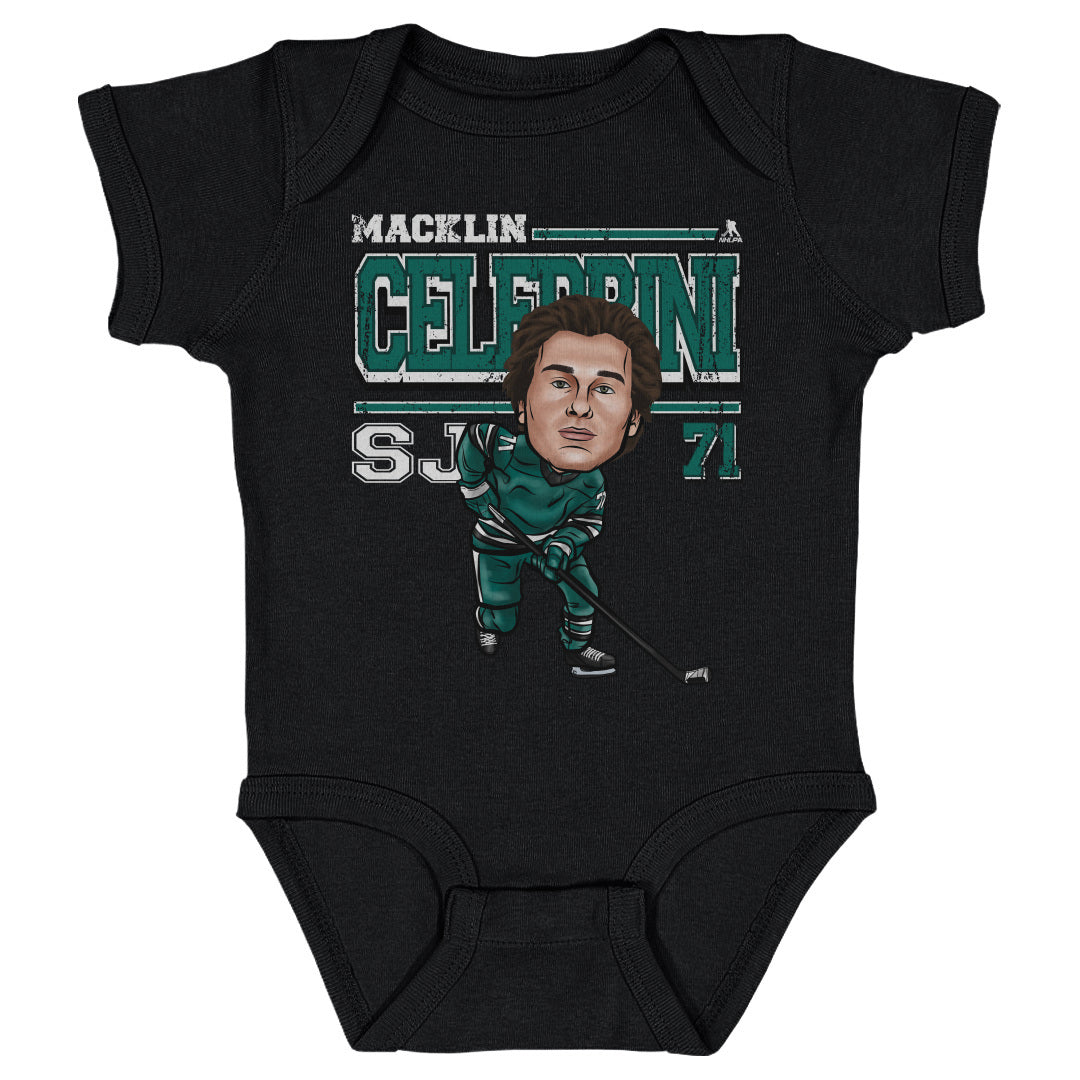 Macklin Celebrini Kids Baby Onesie | 500 LEVEL