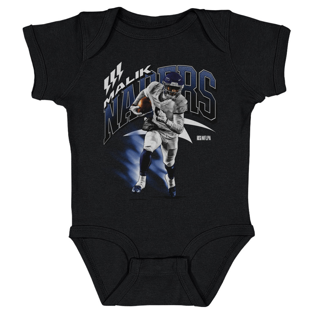 Malik Nabers Kids Baby Onesie | 500 LEVEL