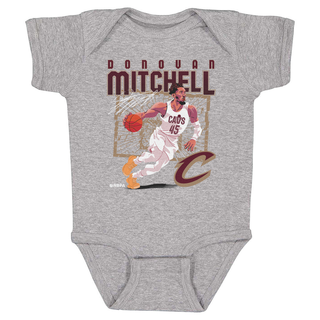 Donovan Mitchell Kids Baby Onesie | 500 LEVEL