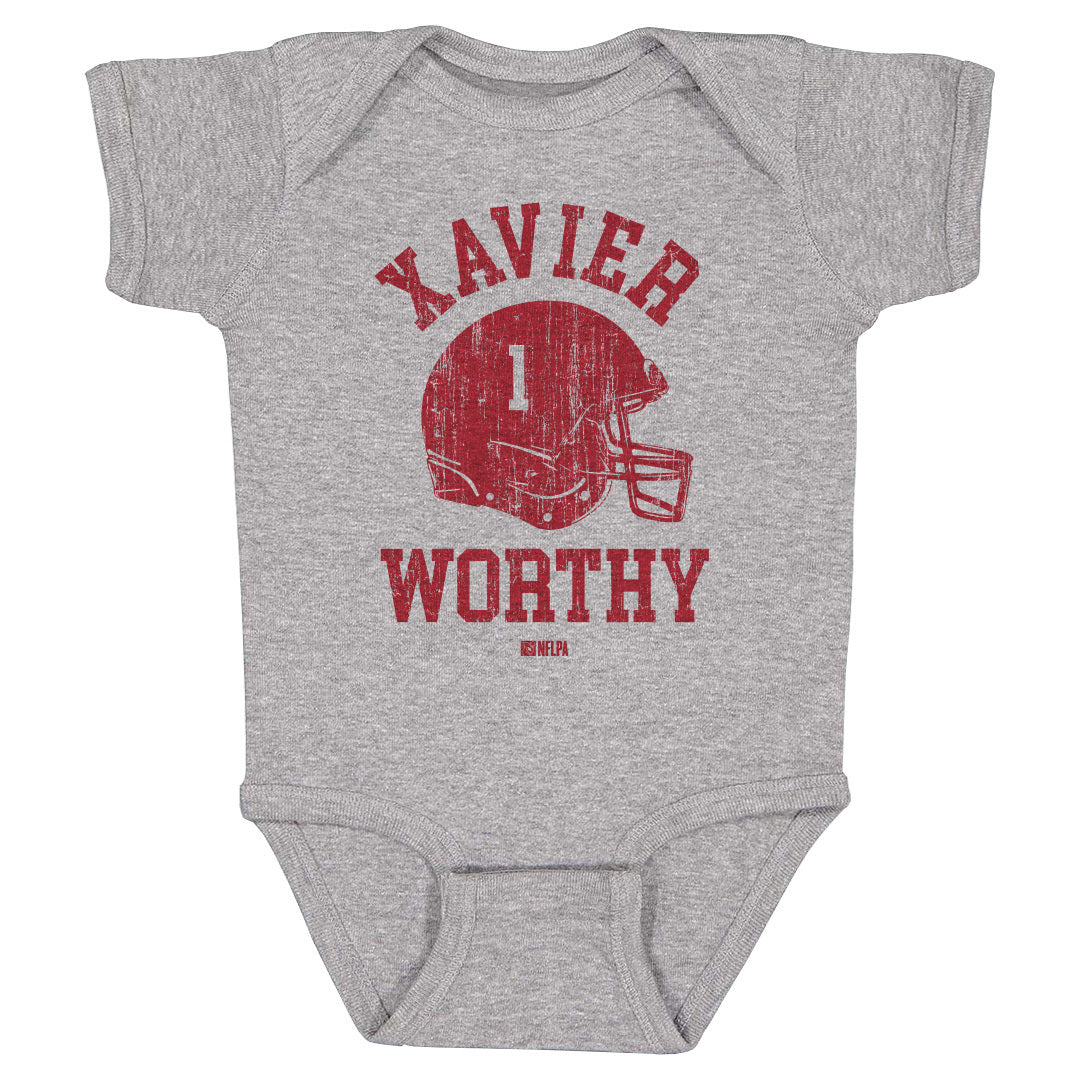 Xavier Worthy Kids Baby Onesie | 500 LEVEL