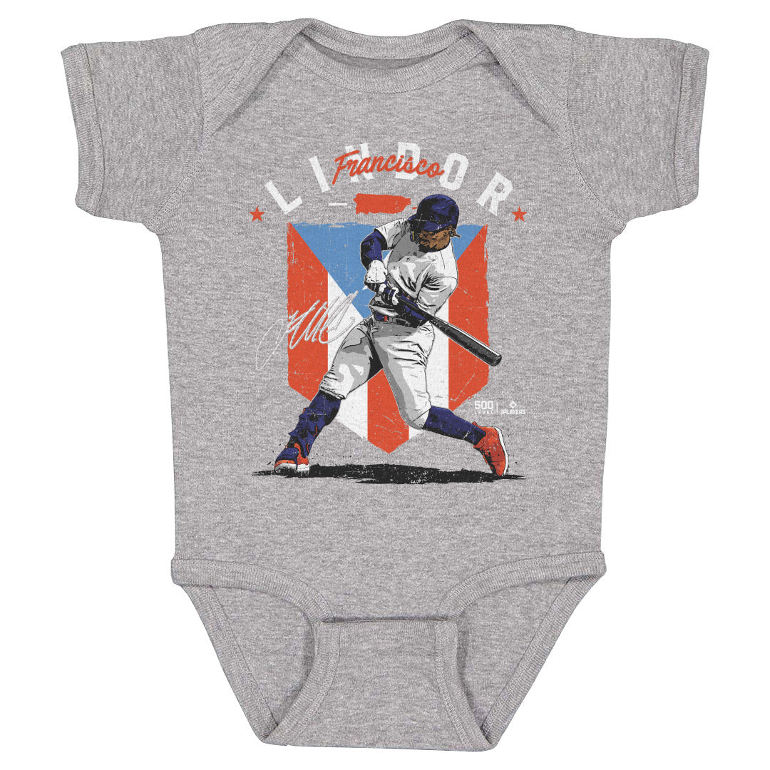 Francisco Lindor Kids Baby Onesie | 500 LEVEL