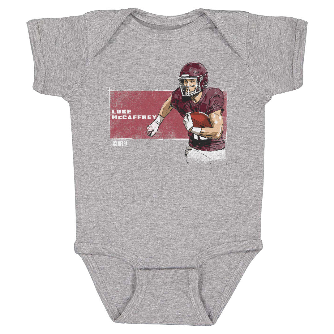 Luke McCaffrey Kids Baby Onesie | 500 LEVEL