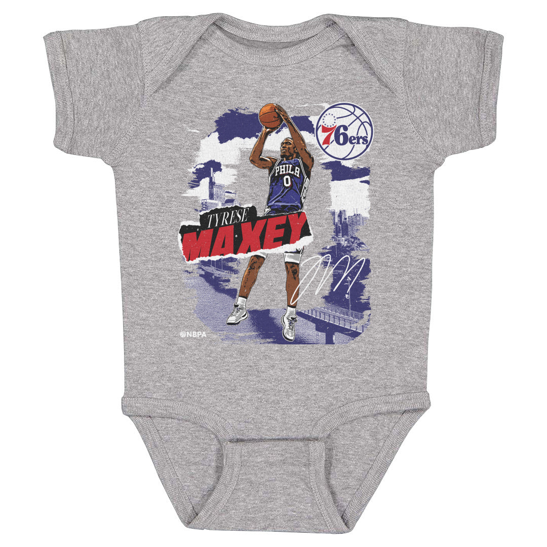 Tyrese Maxey Kids Baby Onesie | 500 LEVEL