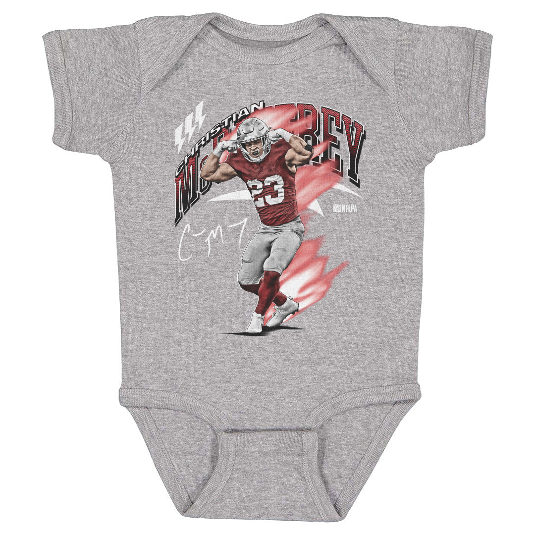 Christian McCaffrey Kids Baby Onesie | 500 LEVEL