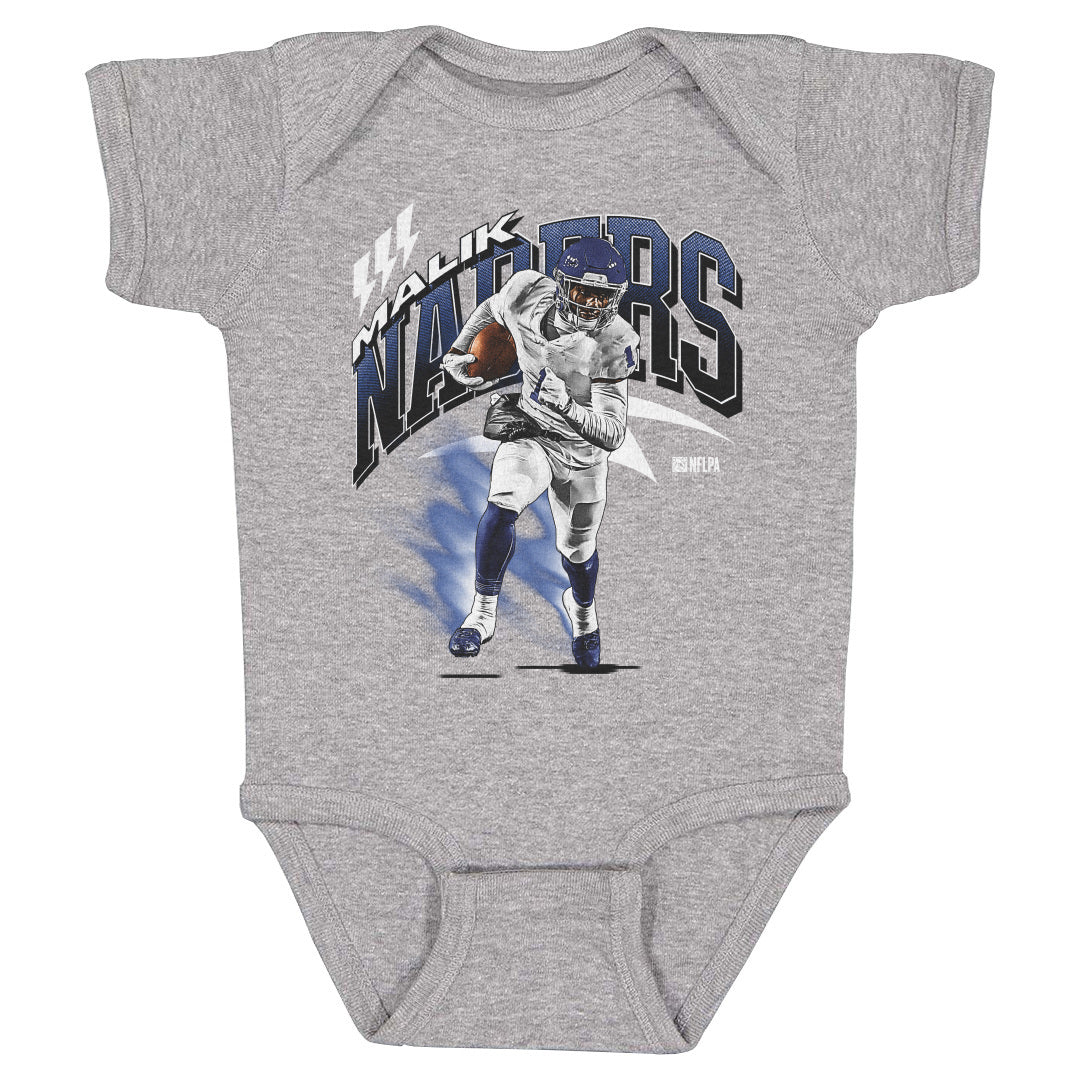 Malik Nabers Kids Baby Onesie | 500 LEVEL