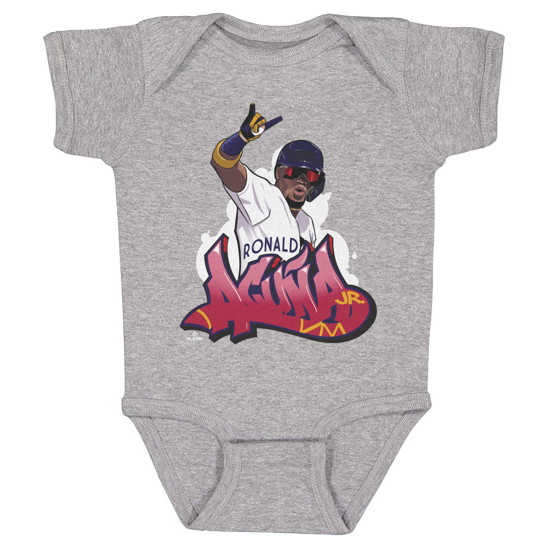 Ronald Acuna Jr. Kids Baby Onesie | 500 LEVEL