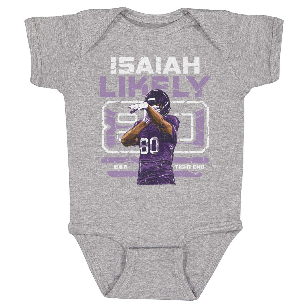 Isaiah Likely Kids Baby Onesie | 500 LEVEL