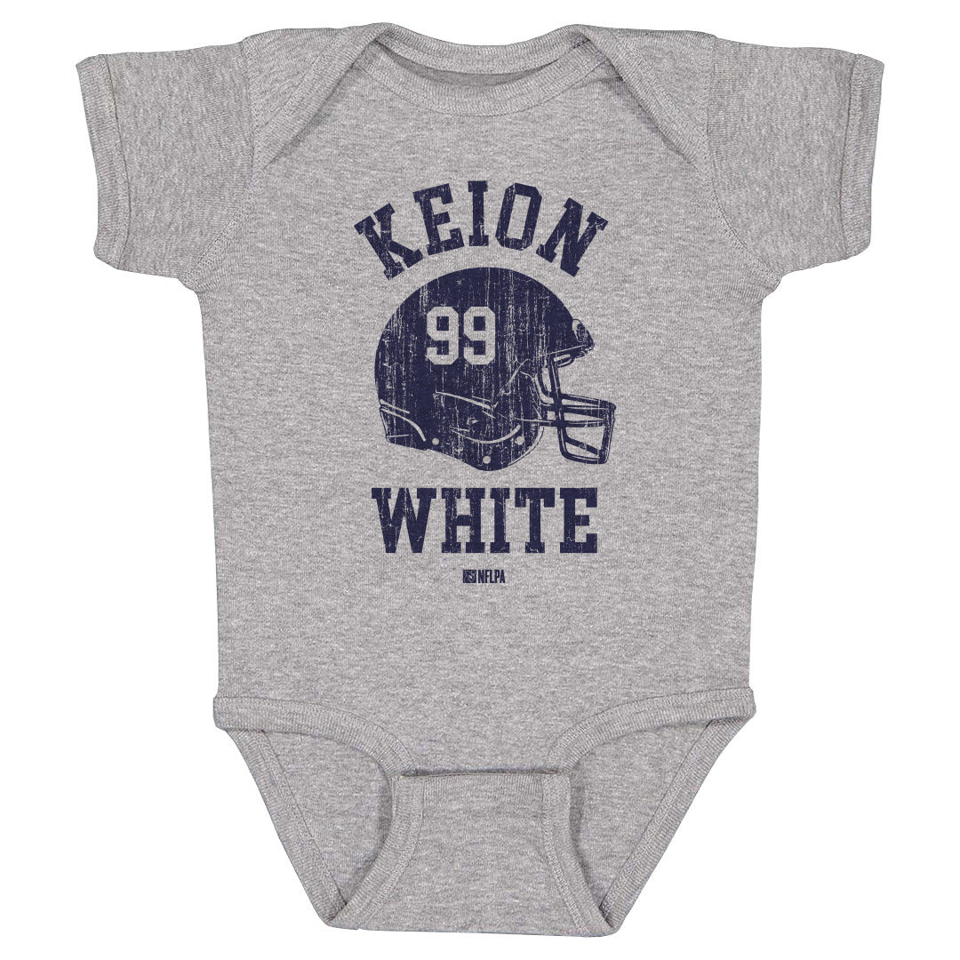 Keion White Kids Baby Onesie | 500 LEVEL