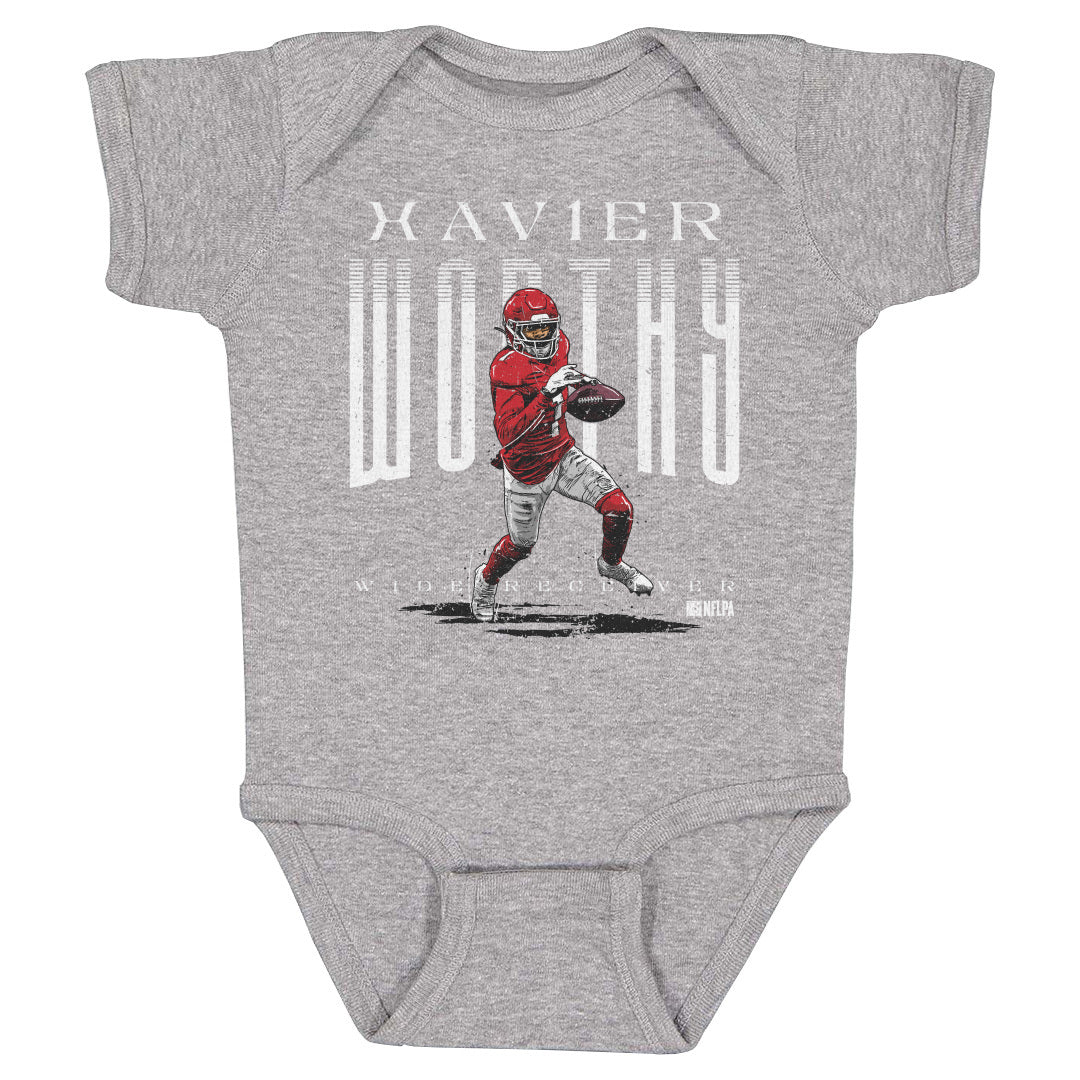 Xavier Worthy Kids Baby Onesie | 500 LEVEL