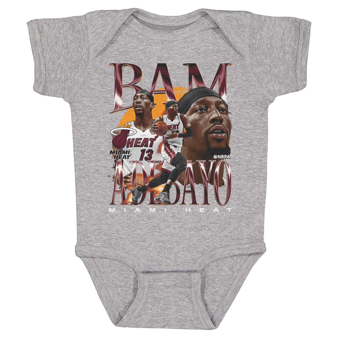 Bam Adebayo Kids Baby Onesie | 500 LEVEL