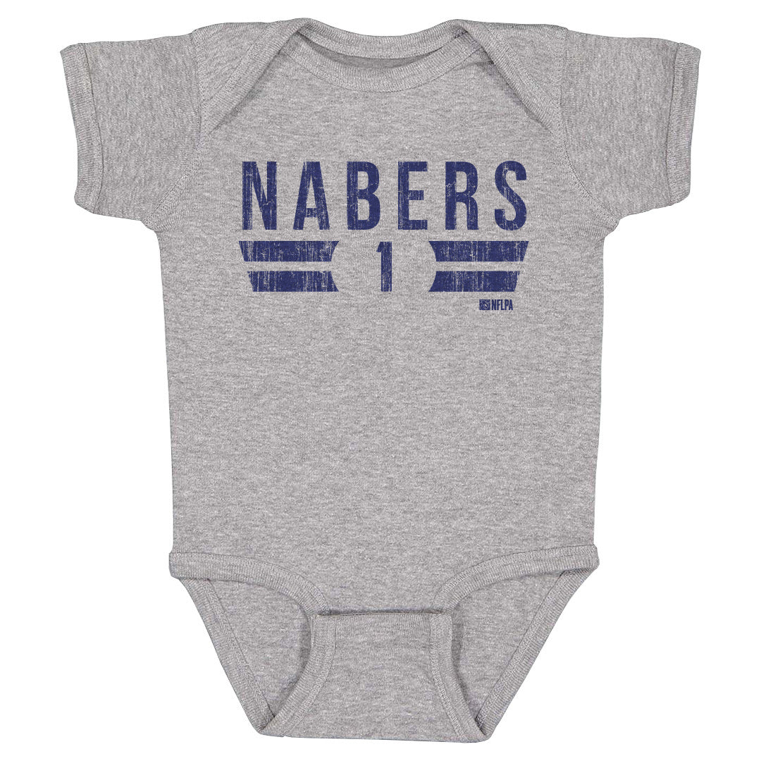 Malik Nabers Kids Baby Onesie | 500 LEVEL