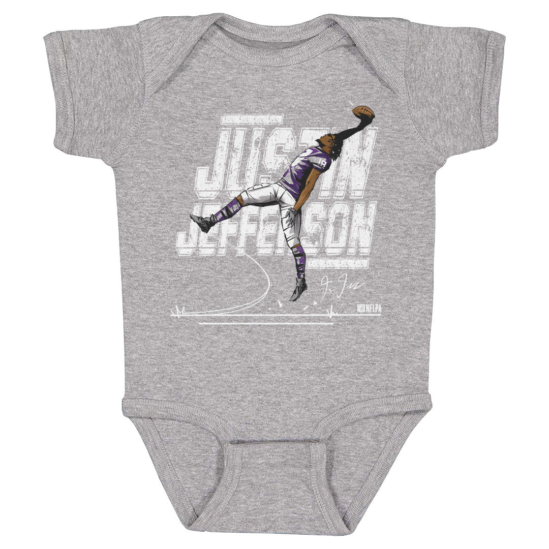 Justin Jefferson Kids Baby Onesie | 500 LEVEL