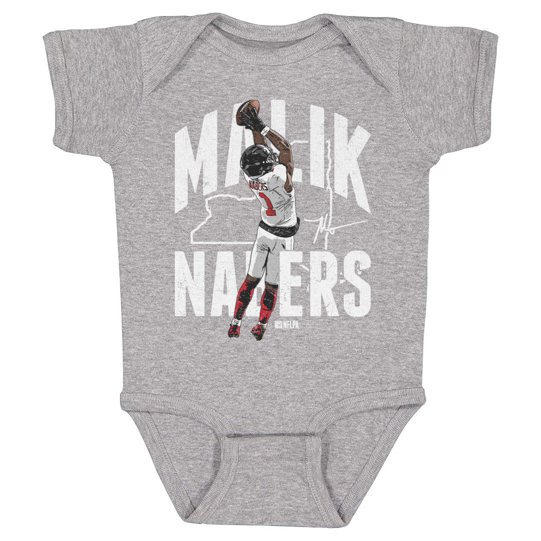 Malik Nabers Kids Baby Onesie | 500 LEVEL