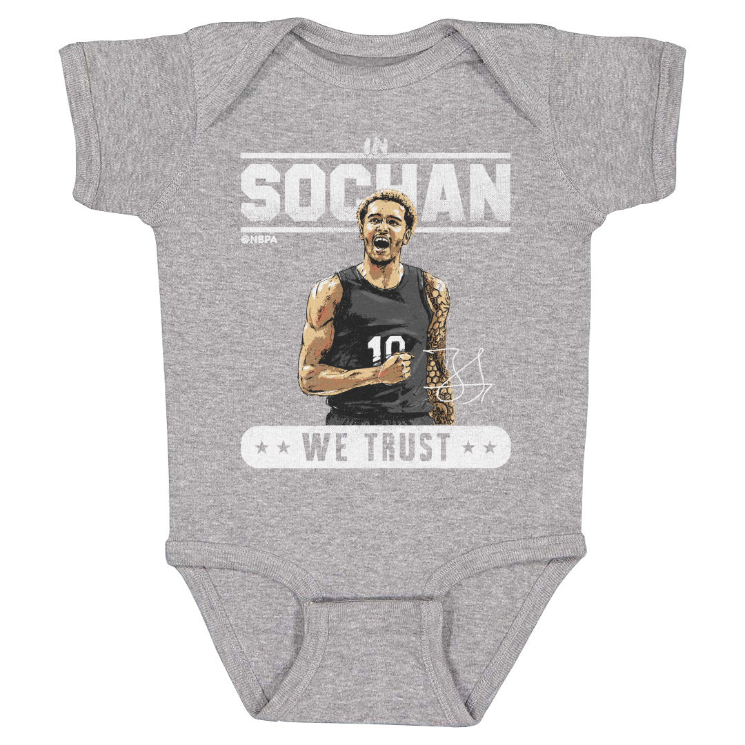 Jeremy Sochan Kids Baby Onesie | 500 LEVEL