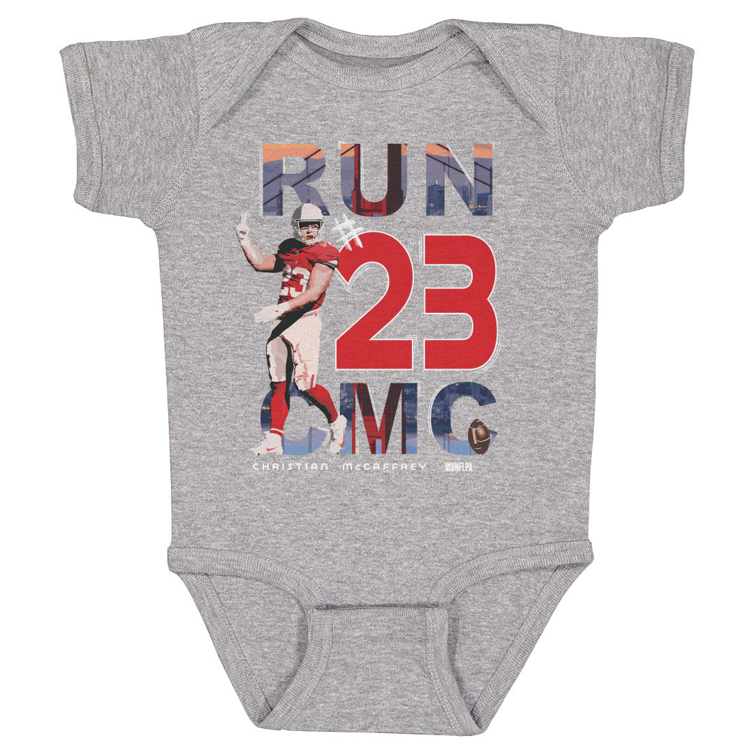 Christian McCaffrey Kids Baby Onesie | 500 LEVEL