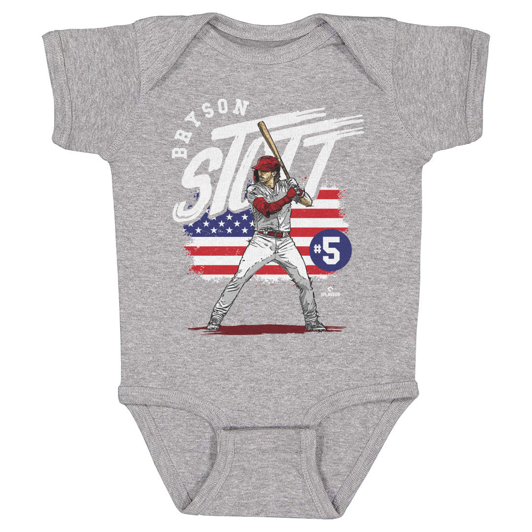 Bryson Stott Kids Baby Onesie | 500 LEVEL