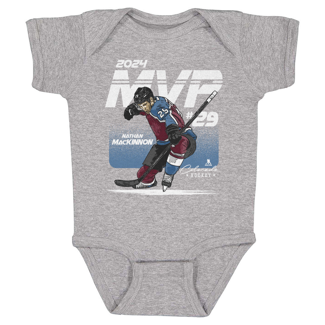 Nathan MacKinnon Kids Baby Onesie | 500 LEVEL