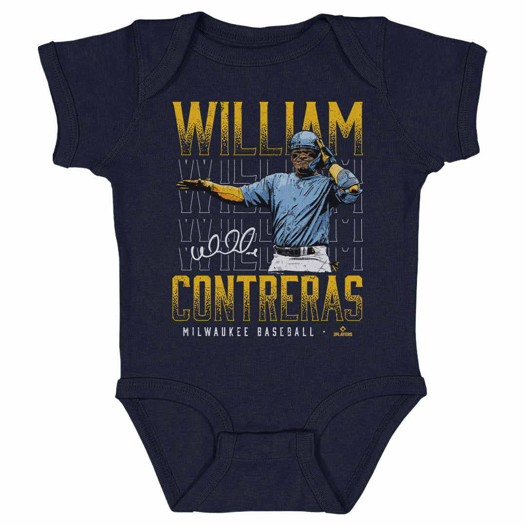 William Contreras Kids Baby Onesie | 500 LEVEL