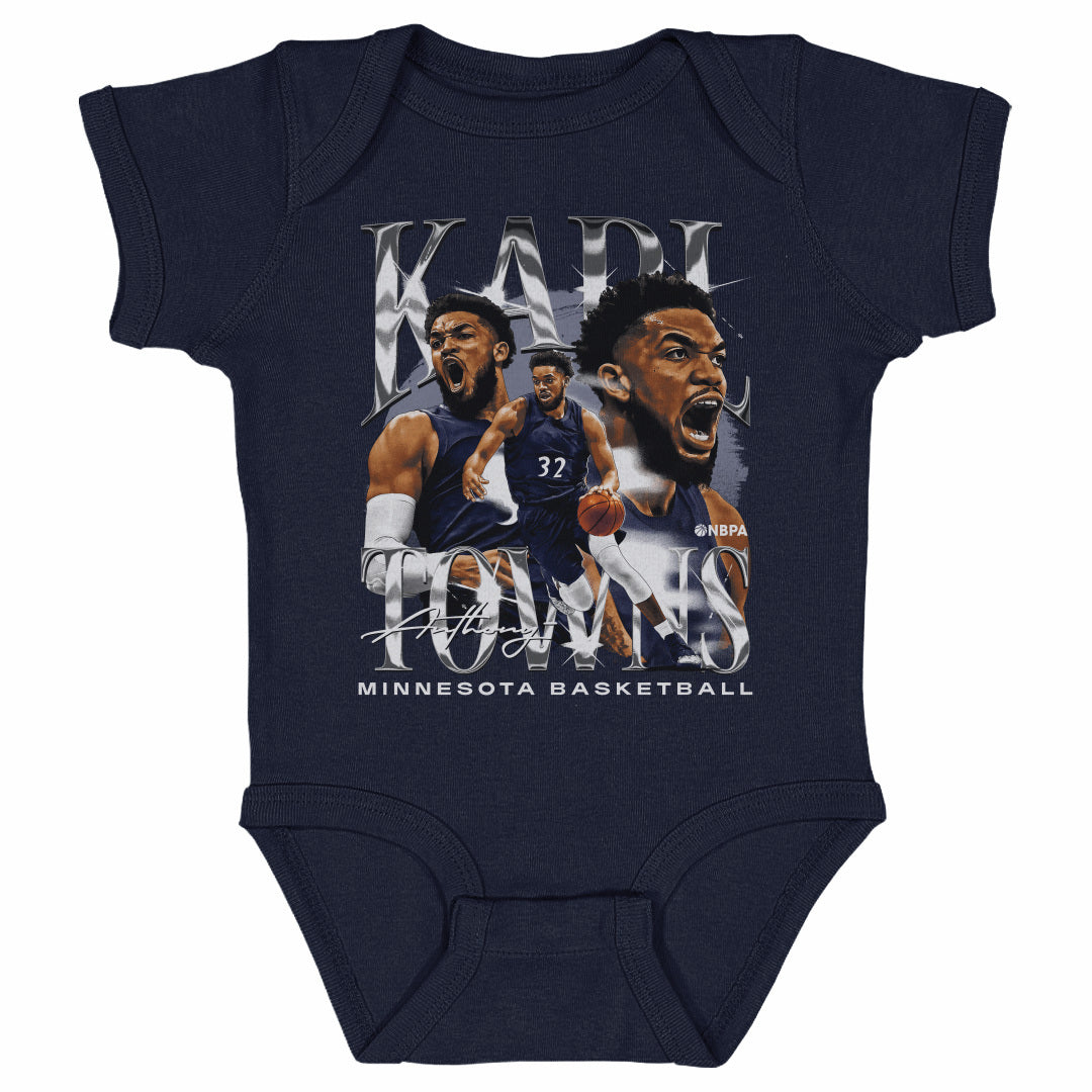 Karl-Anthony Towns Kids Baby Onesie | 500 LEVEL