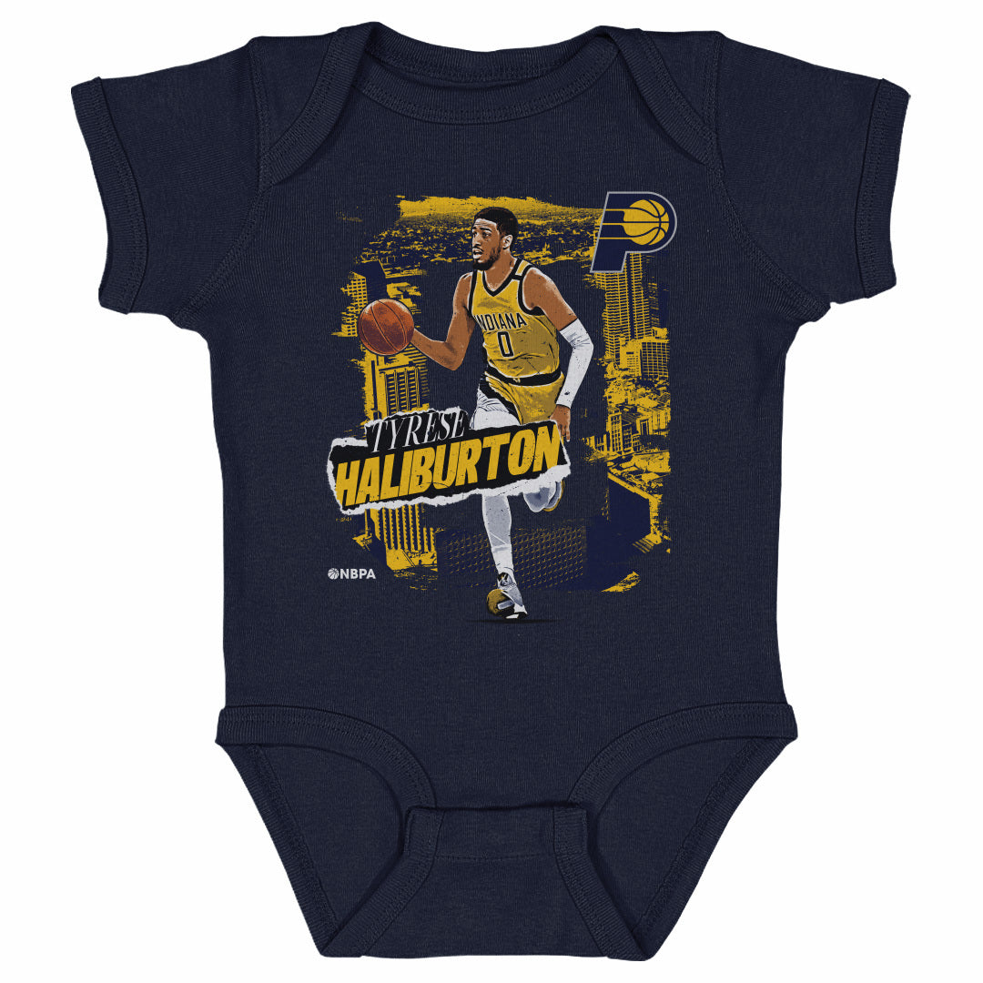 Tyrese Haliburton Kids Baby Onesie | 500 LEVEL