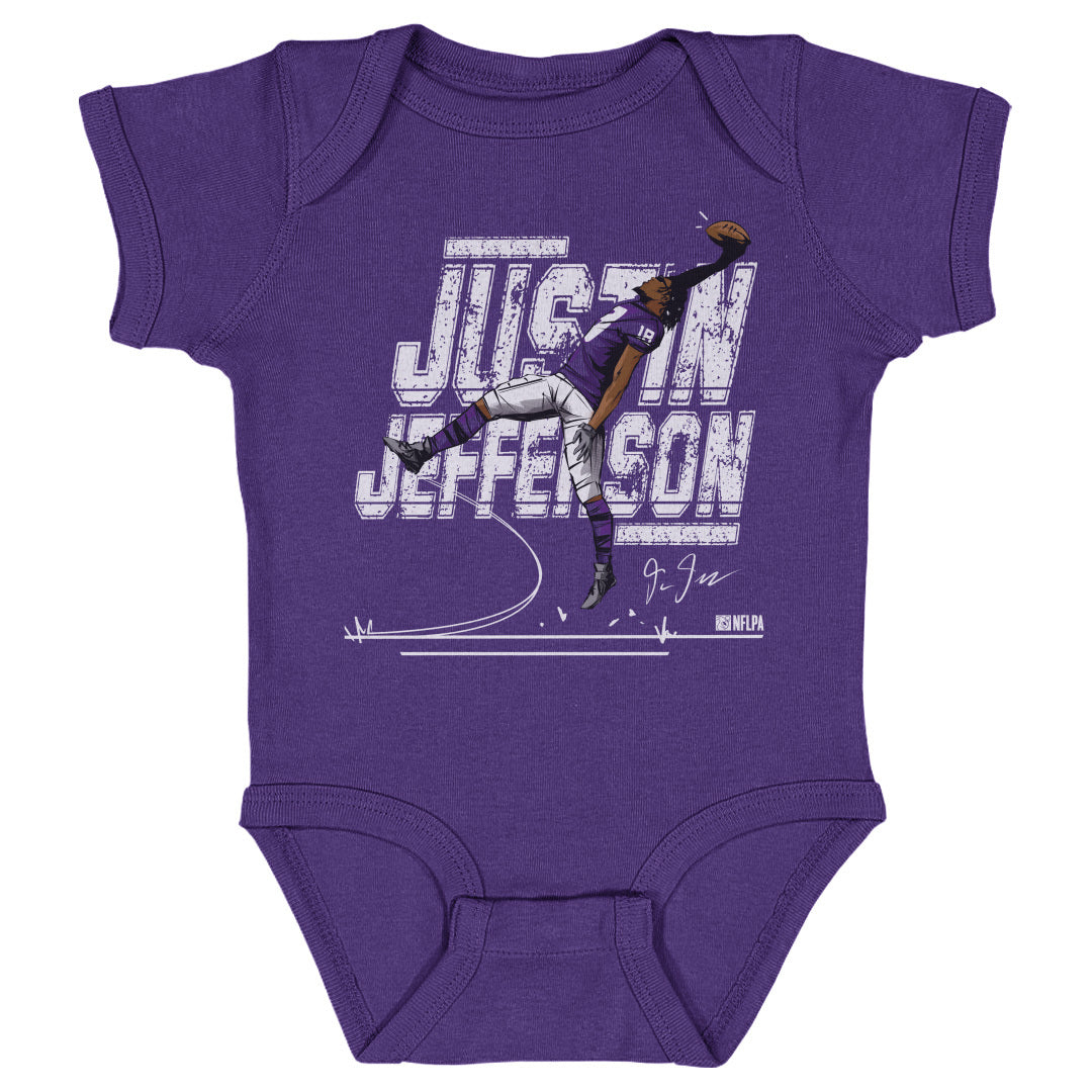 Justin Jefferson Kids Baby Onesie | 500 LEVEL