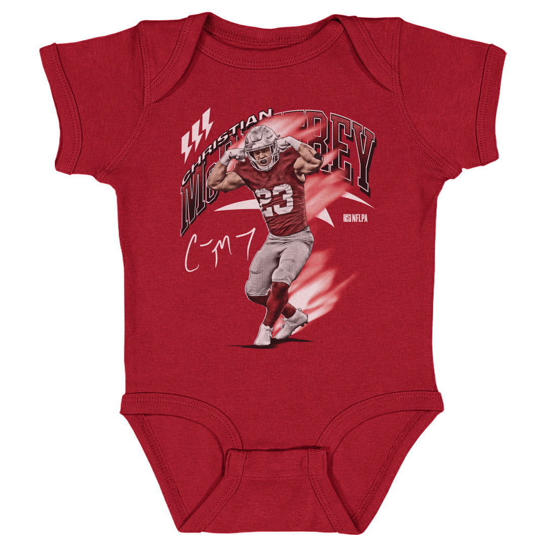 Christian McCaffrey Kids Baby Onesie | 500 LEVEL