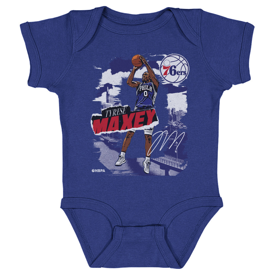 Tyrese Maxey Kids Baby Onesie | 500 LEVEL