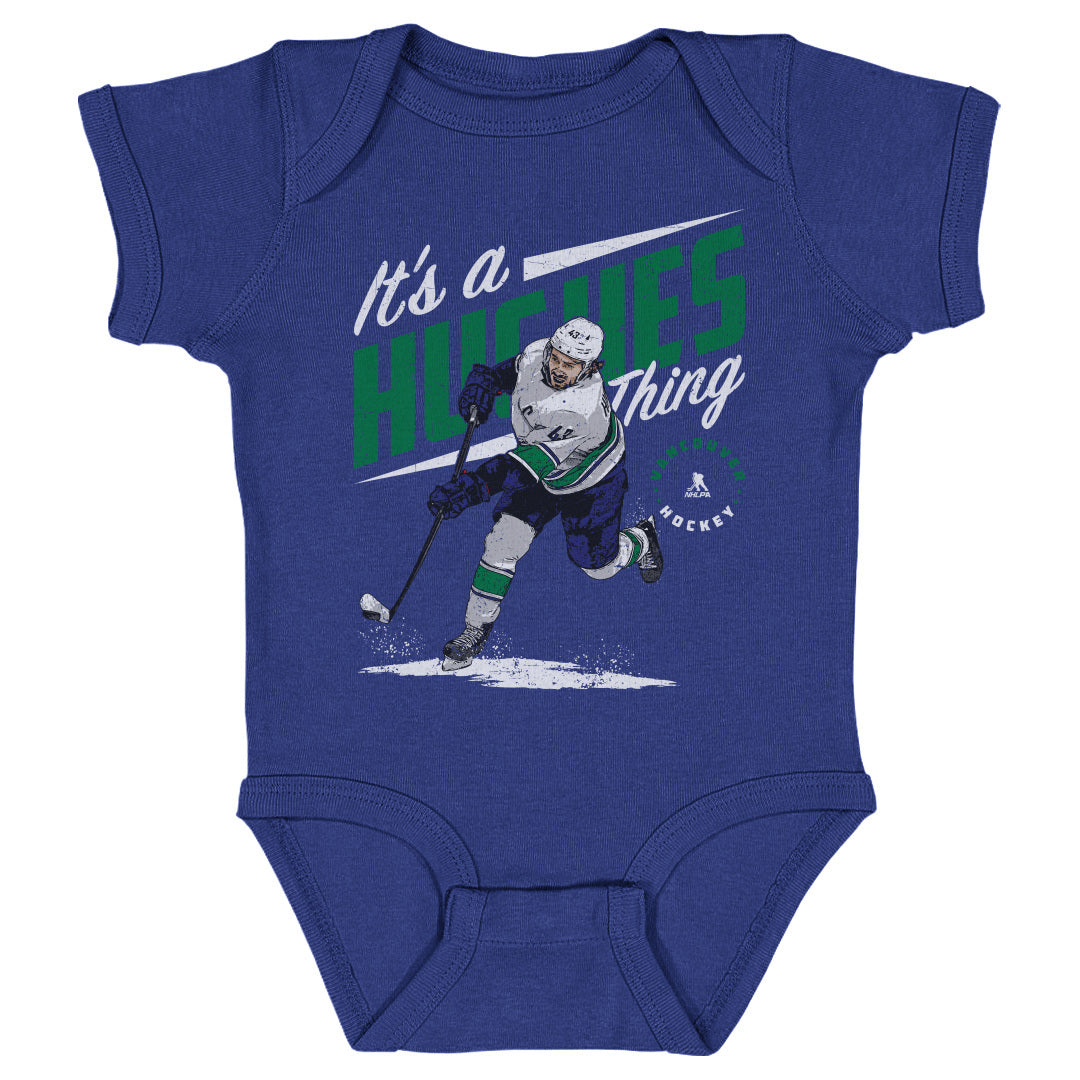 Quinn Hughes Kids Baby Onesie | 500 LEVEL