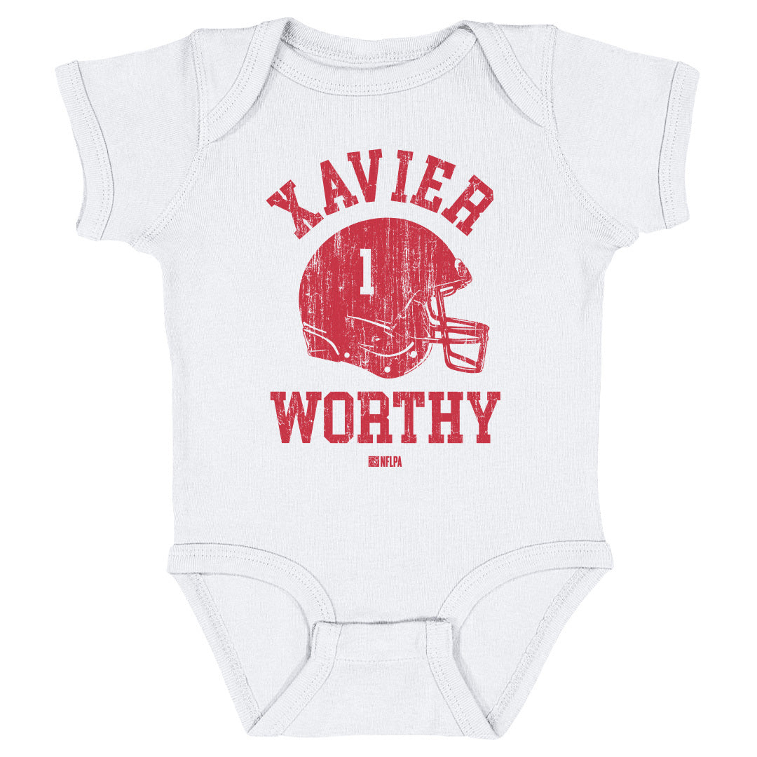 Xavier Worthy Kids Baby Onesie | 500 LEVEL