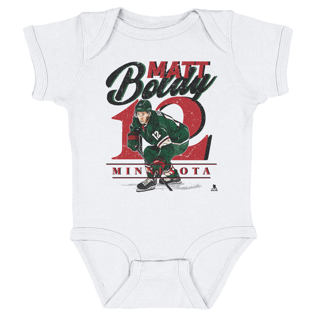 Matt Boldy Kids Baby Onesie | 500 LEVEL