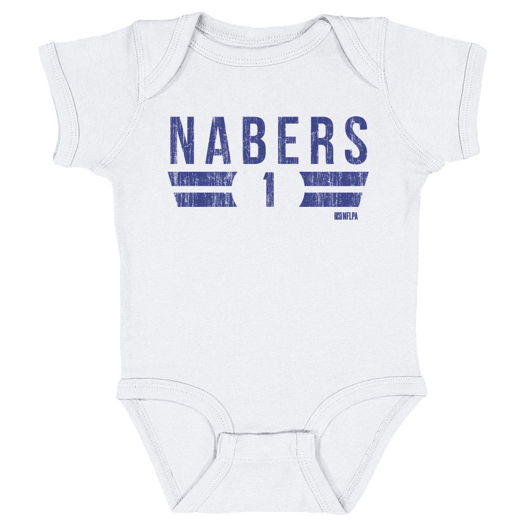 Malik Nabers Kids Baby Onesie | 500 LEVEL