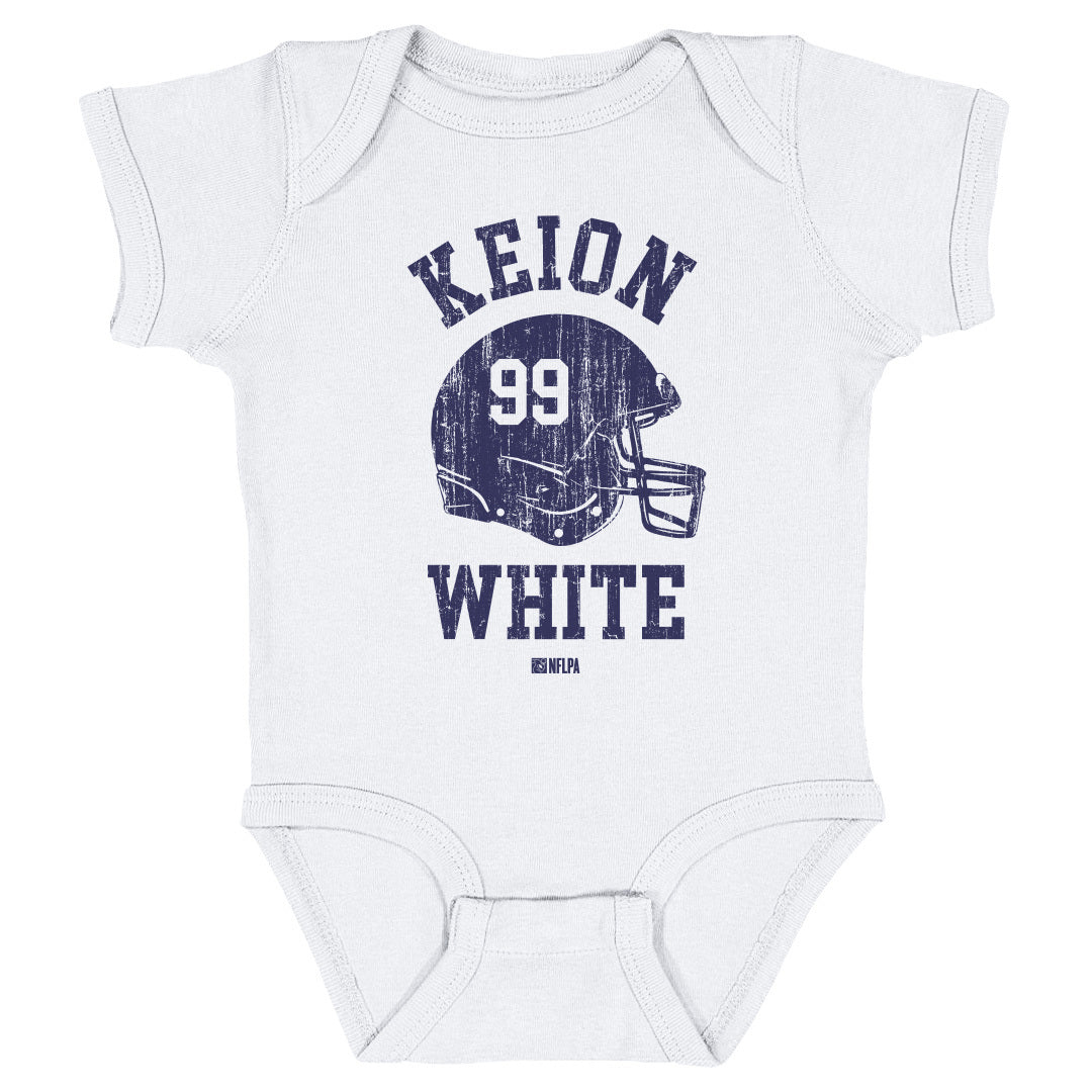 Keion White Kids Baby Onesie | 500 LEVEL