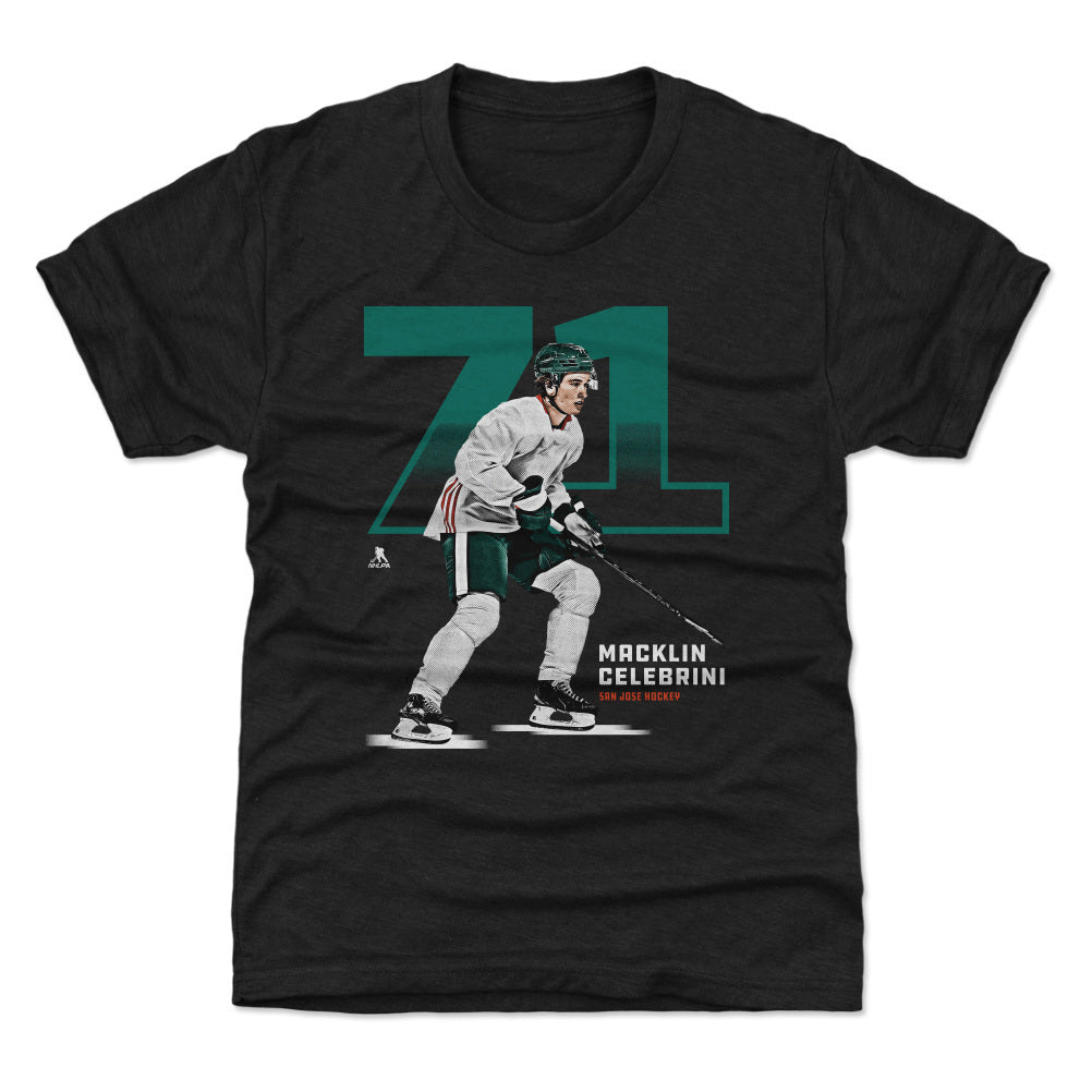 Macklin Celebrini Kids T-Shirt | 500 LEVEL