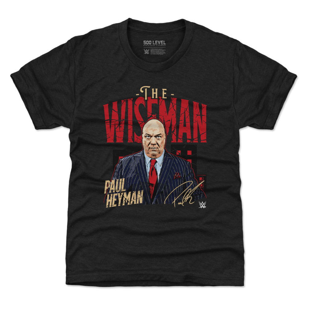 Paul Heyman Kids T-Shirt | 500 LEVEL